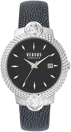 Versus by Versace Czarny/Stal Ø38 mm VSPLK0119