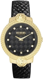 Versus by Versace Mouffetard Czarny/Skóra Ø38 mm VSPLK1220