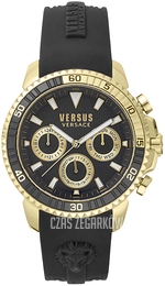Versus by Versace Aberdeen Czarny/Guma Ø45 mm VSPLO1321