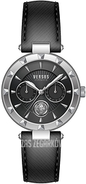 Versus by Versace Sertie N Czarny/Skóra Ø36 mm VSPOS2121