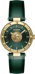 Versus by Versace Sertie N Zielony/Skóra Ø36 mm VSPQ12221