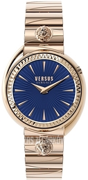 Versus by Versace Tortona Niebieski/Stal w kolorze różowego złota Ø28 mm VSPVW1220