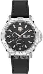 Versus by Versace Dtla Czarny/Skóra Ø46 mm VSPZT0121