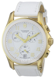 Victorinox Chrono Classic Biały/Skóra Ø40 mm 241511