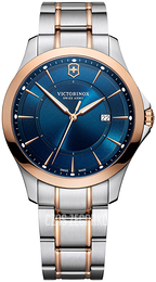 Victorinox Alliance Niebieski/Stal w kolorze różowego złota Ø40 mm 241911