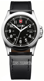 Victorinox Infantry Czarny/Skóra Ø38 mm 24653