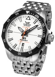 Vostok Europe Rocket N-1 Biały/Stal Ø46 mm NH35-225E711Br