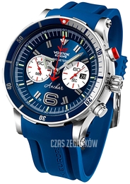 Vostok Europe Anchar Niebieski/Guma Ø48.7 mm 6S21-510A583Sil
