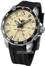 Vostok Europe Rocket N-1 Beżowy/Guma Ø46 mm NH34-225A713Sil