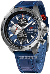 Vostok Europe Almaz Niebieski/Skóra Ø47 mm YM26-320A652Le