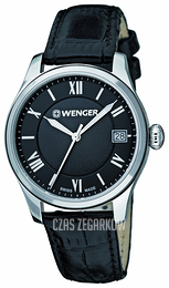 Wenger Terragraph Czarny/Skóra Ø34 mm 01.0521.104