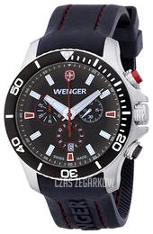 Wenger Seaforce Czarny/Guma Ø43 mm 01.0643.102