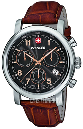 Wenger Urban Classic Czarny/Skóra Ø43 mm 01.1043.103