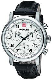 Wenger Urban Classic Biały/Skóra Ø43 mm 01.1043.105