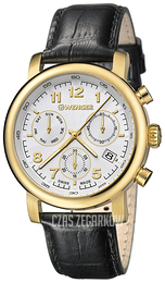 Wenger Urban Classic Srebrny/Skóra Ø43 mm 01.1043.106