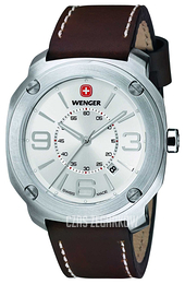 Wenger Escort Srebrny/Skóra Ø43 mm 01.1051.101