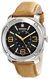 Wenger Escort Czarny/Skóra Ø43 mm 01.1051.102