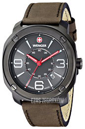 Wenger Escort Szary/Skóra Ø43 mm 01.1051.104