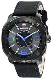 Wenger Escort Czarny/Skóra Ø43 mm 01.1051.105