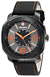 Wenger Escort Czarny/Skóra Ø43 mm 01.1051.107