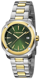 Wenger Zielony/Stal w odcieniu złota Ø34 mm 01.1121.108