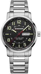 Wenger Czarny/Stal Ø42 mm 01.1541.102