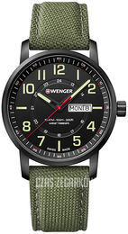 Wenger Czarny/Skóra Ø42 mm 01.1541.104