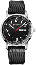 Wenger Czarny/Skóra Ø42 mm 01.1541.105