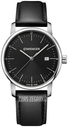 Wenger Urban Classic Czarny/Skóra Ø42 mm 01.1741.110