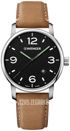 Wenger Czarny/Skóra Ø42 mm 01.1741.117