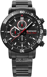 Wenger Czarny/Stal Ø45 mm 01.1843.110