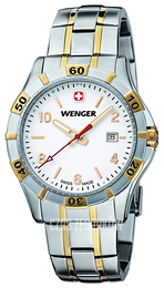 Wenger Platoon Biały/Stal w odcieniu złota Ø43 mm 0941.105