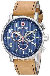 Wenger Commando Niebieski/Skóra Ø43 mm 11243101