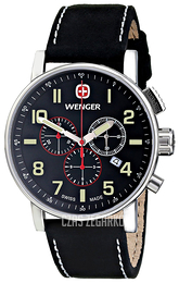Wenger Commando Czarny/Skóra Ø43 mm 11243104