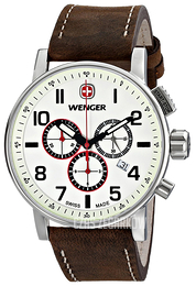 Wenger Commando Biały/Skóra Ø43 mm 11243105