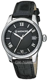 Wenger Terragraph Czarny/Skóra Ø34 mm 521.104
