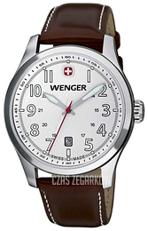 Wenger Terragraph Biały/Skóra Ø43 mm 541103