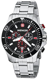 Wenger Seaforce Czarny/Stal Ø43 mm 643.101