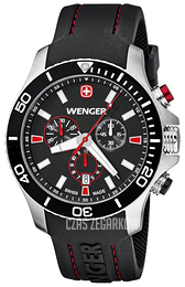 Wenger Seaforce Czarny/Guma Ø43 mm 643.102