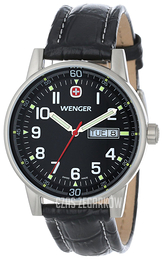 Wenger Commando Czarny/Skóra Ø42 mm 70164