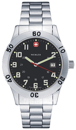 Wenger Grenadier Czarny/Stal Ø39 mm 72966W