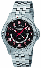 Wenger Squadron Czarny/Stal Ø43 mm 77076