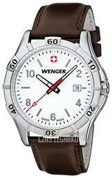 Wenger Platoon Biały/Skóra Ø43 mm 941.101