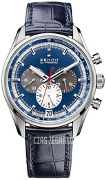 Zenith El Primero Niebieski/Skóra Ø42 mm 03.2040.400-53.C700