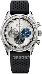Zenith El Primero Srebrny/Guma Ø42 mm 03.2040.400-69.R576