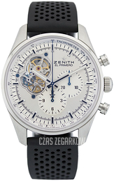 Zenith El Primero Srebrny/Guma Ø42 mm 03.2040.4061-01.R576