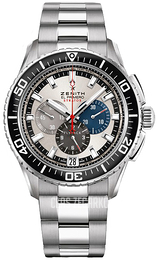 Zenith El Primero Srebrny/Stal Ø45 mm 03.2066.405-69.M2060