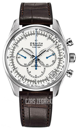 Zenith El Primero Biały/Skóra Ø42 mm 03.2080.400-01.C494