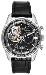 Zenith El Primero Chronomaster Czarny/Skóra Ø42 mm 03.2080.4021-21.C496
