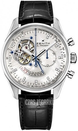 Zenith El Primero Chronomaster Biały/Skóra Ø42 mm 03.2080.4021-81.C714